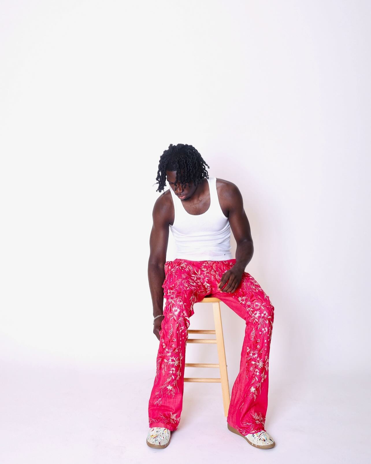 Floral Heart Trouser